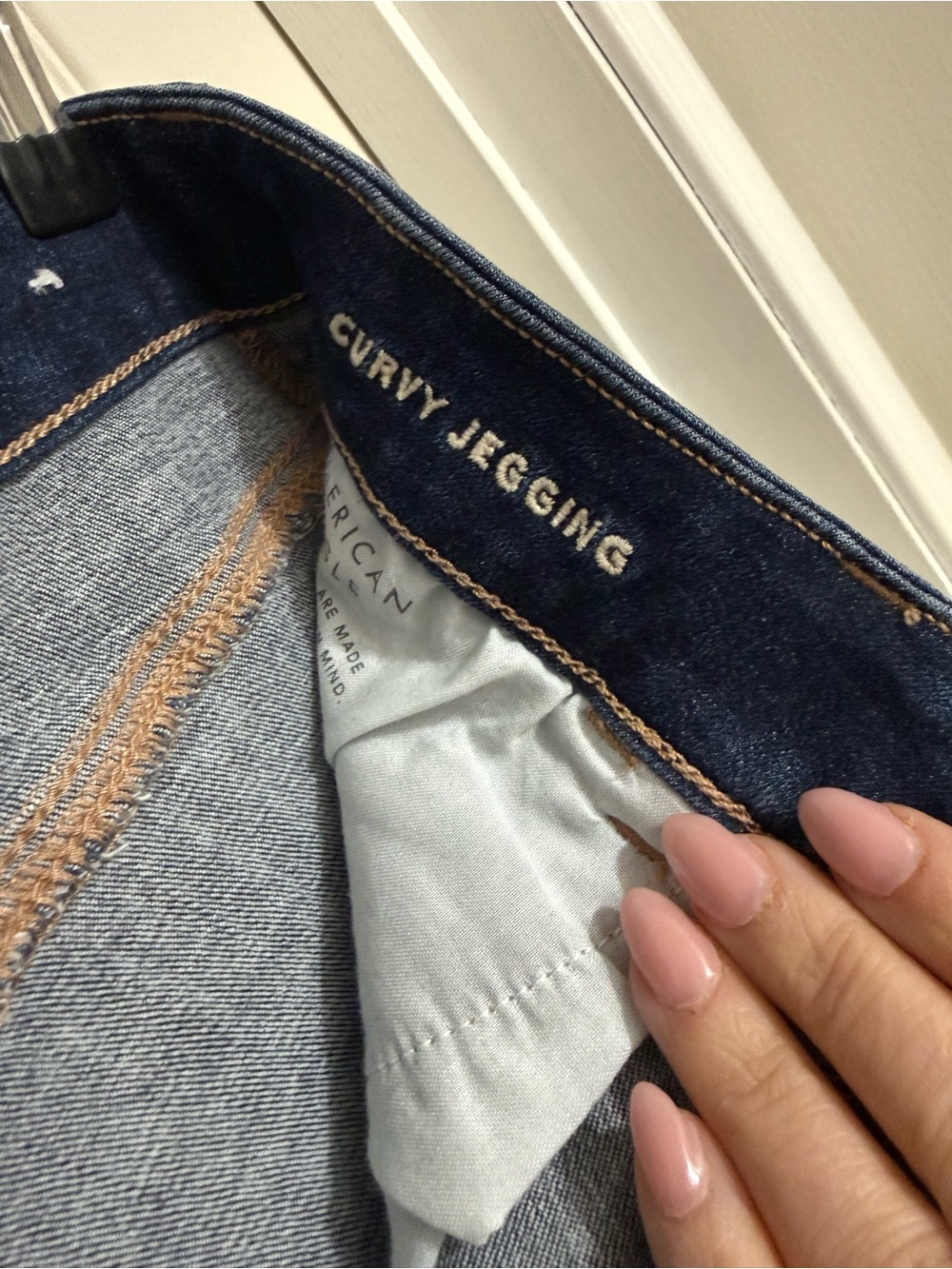 American Eagle Outfitters Curvy Jegging Dark Blue Denim NWOT size 8 regular